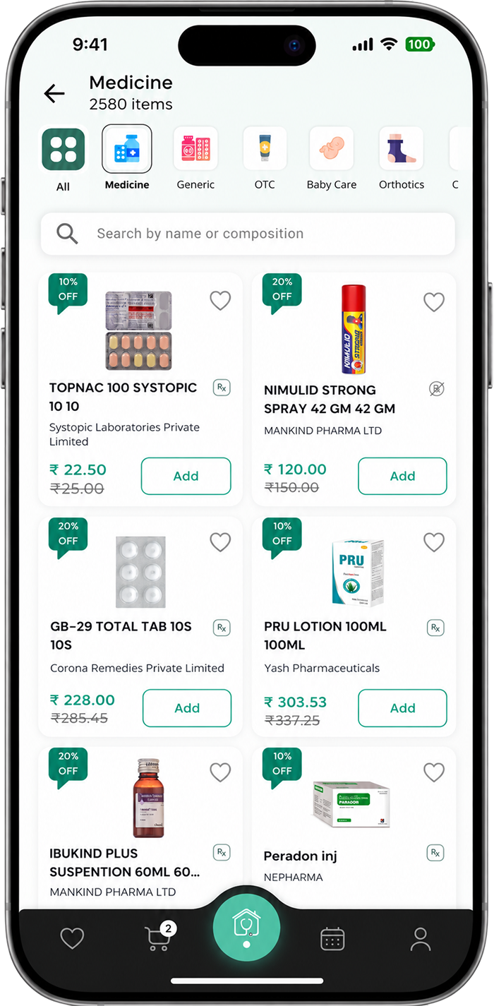 Mysaa app — order medicines with savings