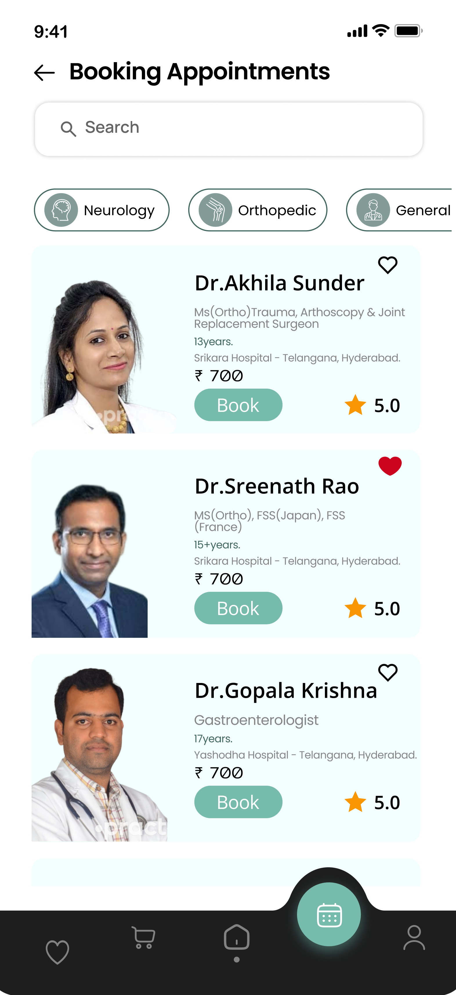 Screen Shotbookappointmentsscreen